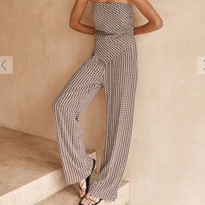 DISSH Ruby Mahogany Chain Straight Pant size US 6, AUS 10